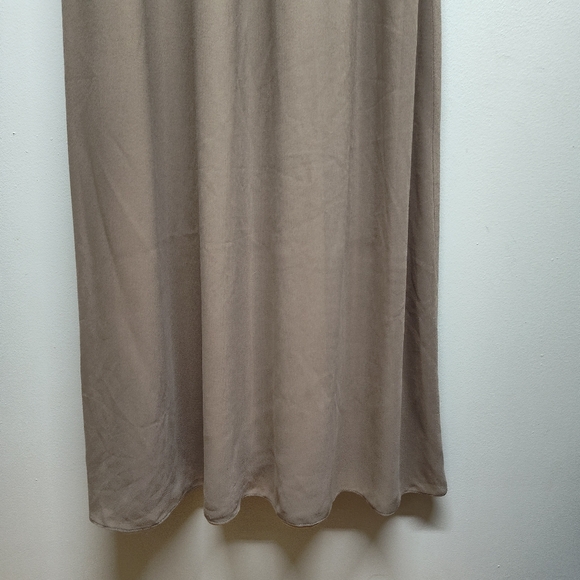 Show Me Your Mumu Maxi Dress Women Sze L Tan Sleeveless Night Gown Wedding Party - Picture 3 of 8